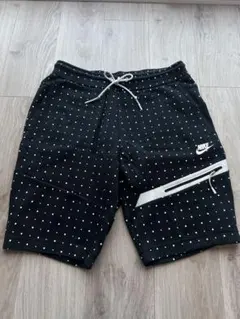 NIKE テックフリースドット柄 ショートパンツ L