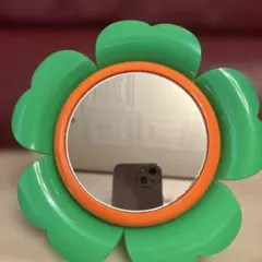 昭和レトロ　花型　　鏡