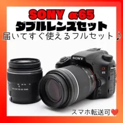 SONY α65✨ポートレート撮影に✨ダブルレンズ✨届いたらすぐに使えます SONY α65✨ポートレート撮影に✨ダブルレンズ✨届いたらすぐに使えます