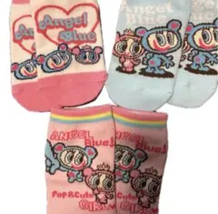 エンジェルブルー ナカムラくん ソックス 3足セット 15-20cm