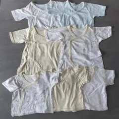 西松屋 新生児 肌着セット 7枚 コンビ肌着4枚＋短肌着3枚 50〜60