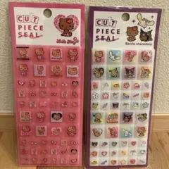 国内正規品　サンリオカットピースシール 日焼け　タイル