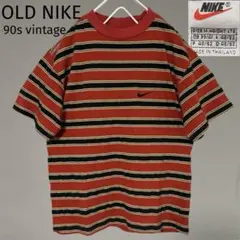 90s 銀タグ OLD NIKE オールドナイキ ボーダー tシャツのサムネイル
