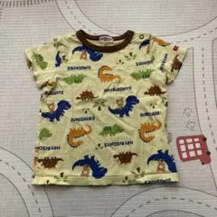 Hot Biscuits 恐竜柄 Tシャツ 90cm