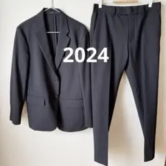 【極美品】ユニクロ　感動ジャケット　セットアップ　ブラックM