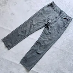 UNIQLOJEANS グレーデニム L ストレッチ テーパード ストレッチ加工