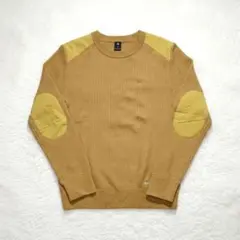 モンベル ウールプラス パッチセーター XL マスタード ミッテルレギセーター