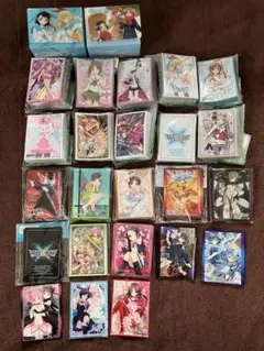 【引退品まとめ売り】キャラクタースリーブ＆デッキケース 大量詰め合わせ プレイ用のサムネイル