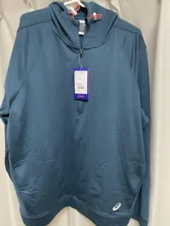 【新品・未使用】 アシックス ハーフジップパーカー L