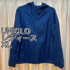 UNIQLO 秋冬 ユニクロ　ポケッタブルパーカー　ネイビー　収納袋なし