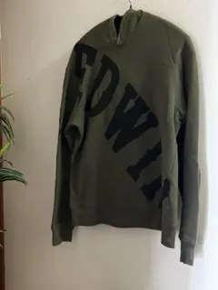 EDWIN パーカー カーキ 160 裏起毛　美品