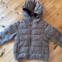 UNIQLO ブラウン ダウンコート 120