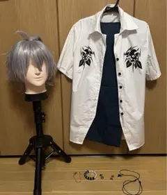 ヒプノシスマイク ヒプマイ 碧棺左馬刻 コスプレ 衣装 ウィッグ