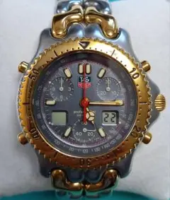 【ジャンク】タグホイヤー　セナモデル　GP/SSコンビ ジャンク】タグホイヤーセナモデルGP/SSコンビ