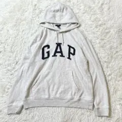 GAP ロゴパーカー M ビッグロゴ アイボリー プルオーバー カジュアルのサムネイル