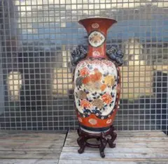 伊万里焼 大花瓶 壺 金襴手 花鳥文 骨董品 稀少 高さ76cm 狛犬 2025年最新】大壺有田焼の人気アイテム - メルカリ