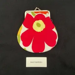 Marimekko マリメッコ ミニ ウニッコ がま口ポーチ【新品・未使用】