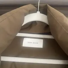 値下げしました！DONA MARIE ブラウン ダウンベスト フード付き