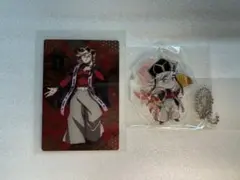 新品！鬼滅の刃　童磨　銀だこコラボカード第三弾、一番くじF賞セット！