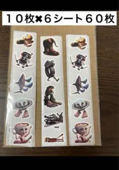 ブレインロットトゥントゥントゥンサフール　ステッカー　６シート