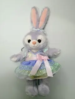 ダッフィー&フレンズ　ステラルー　ぬいぐるみバッチ　カラフルハピネス