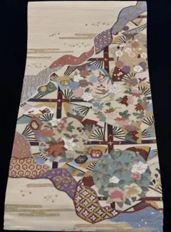 【未使用品】袋帯　明綴れ　楽器花蝶　カラフル　柔らかめ 2026年最新】明綴れの人気アイテム - メルカリ