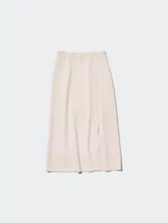 ユニクロ UNIQLO ストレッチダブルフェイススリットスカートタイトスカート