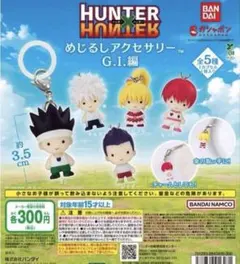 コンプ HUNTER×HUNTER めじるしアクセサリー G.I.編 全５種