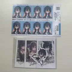 一ノ瀬うるは　チェキ　ステッカー　まとめ売りのサムネイル