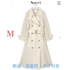 Ameri SUPERIOR FLARE TRENCH COAT ①のサムネイル