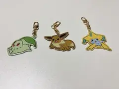 ポケモンキーホルダー チコリーター　イーブイ　ジラーチ