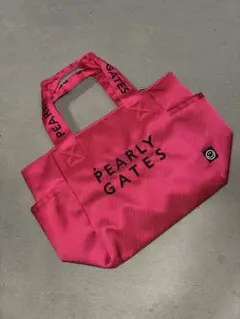 （新品）パーリーゲイツ 、カートバッグ、ラウンドバッグ、パッションピンク色
