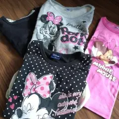 送料無料　Disney ミニーマウス Tシャツ　カットソー　 4枚セット