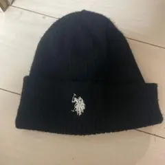 U.S. POLO ASSN. ニット帽 ブラック