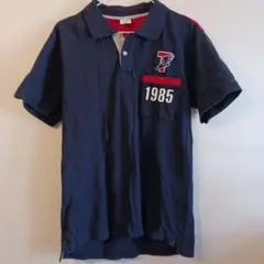 TOMMY ネイビー ポロシャツ M 1985年刺繍