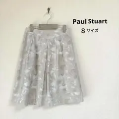 美品 PaulStuartポールスチュアート大花柄スカートのサムネイル