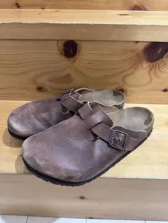BIRKENSTOCK Boston ボストン 42 27cm ブラウン 古着