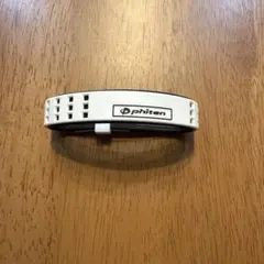 phiten リストバンド ホワイト/ブラック
