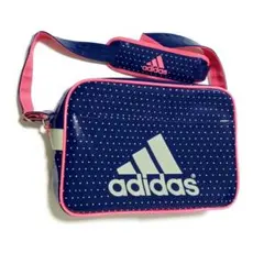 adidas ショルダーバッグ ネイビー/ピンク