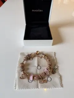 PANDORA ブレスレット チャーム18個付き　美品のサムネイル