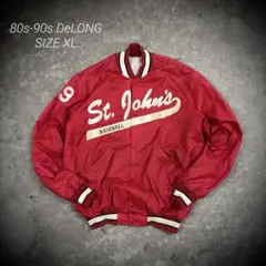 80s 90s DeLONG St.John’s スタジャン XL 赤