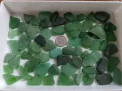 緑系シーグラス200g