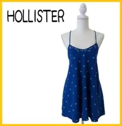 HOLLISTER 　ホリスター　キャミソール ミニワンピース レース　青　XSのサムネイル