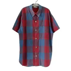 80s 90s HAI SPORTING GEAR 半袖 チェックシャツ ミヤケのサムネイル