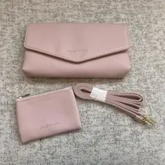 未使用 JILLSTUART ジルスチュアート ピンク クラッチ ポーチ レザーのサムネイル
