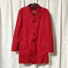 【ほぼ新品】スプリングコート 赤 VENCE EXCHANGE