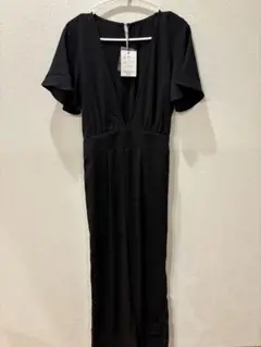 黒いオールインワン Sサイズ ポリエステルのサムネイル