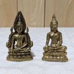 2체 세트 타이제 입상 타이 부처 불상