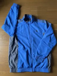 adidas スポーツウェア 上下セット ブルー/グレー L