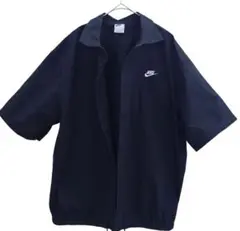 Nike ブラック ショートスリーブジャケット綿100%